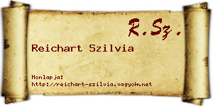 Reichart Szilvia névjegykártya
