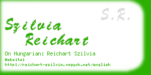 szilvia reichart business card